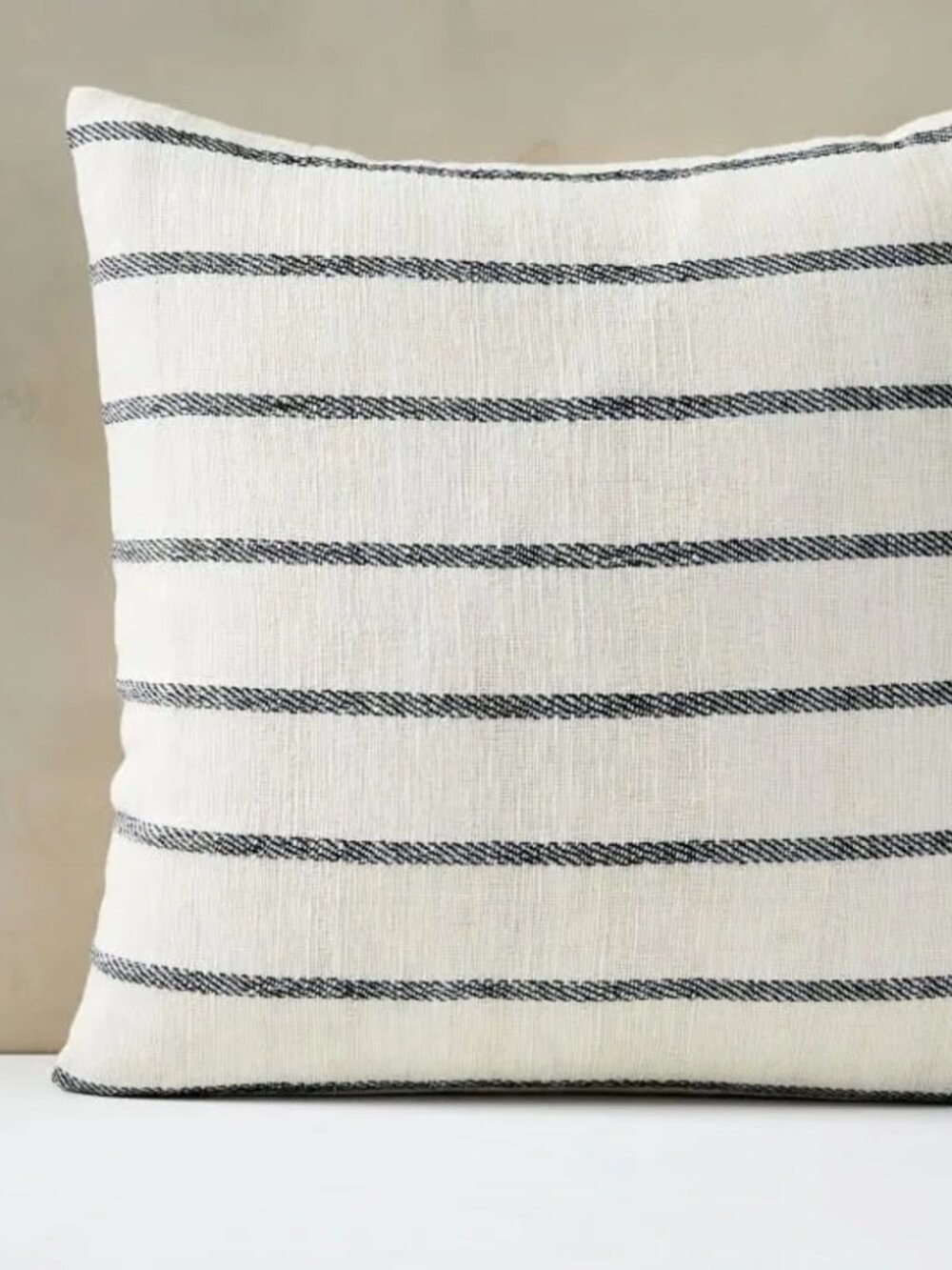 West Elm‎ Cotton Silk Simple Stripe Pillow Cover - 24x24